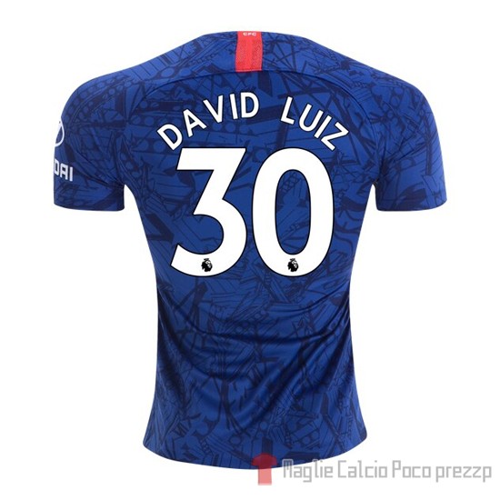 Maglia Chelsea Giocatore David Luiz Home 2019/2020 - Clicca l'immagine per chiudere